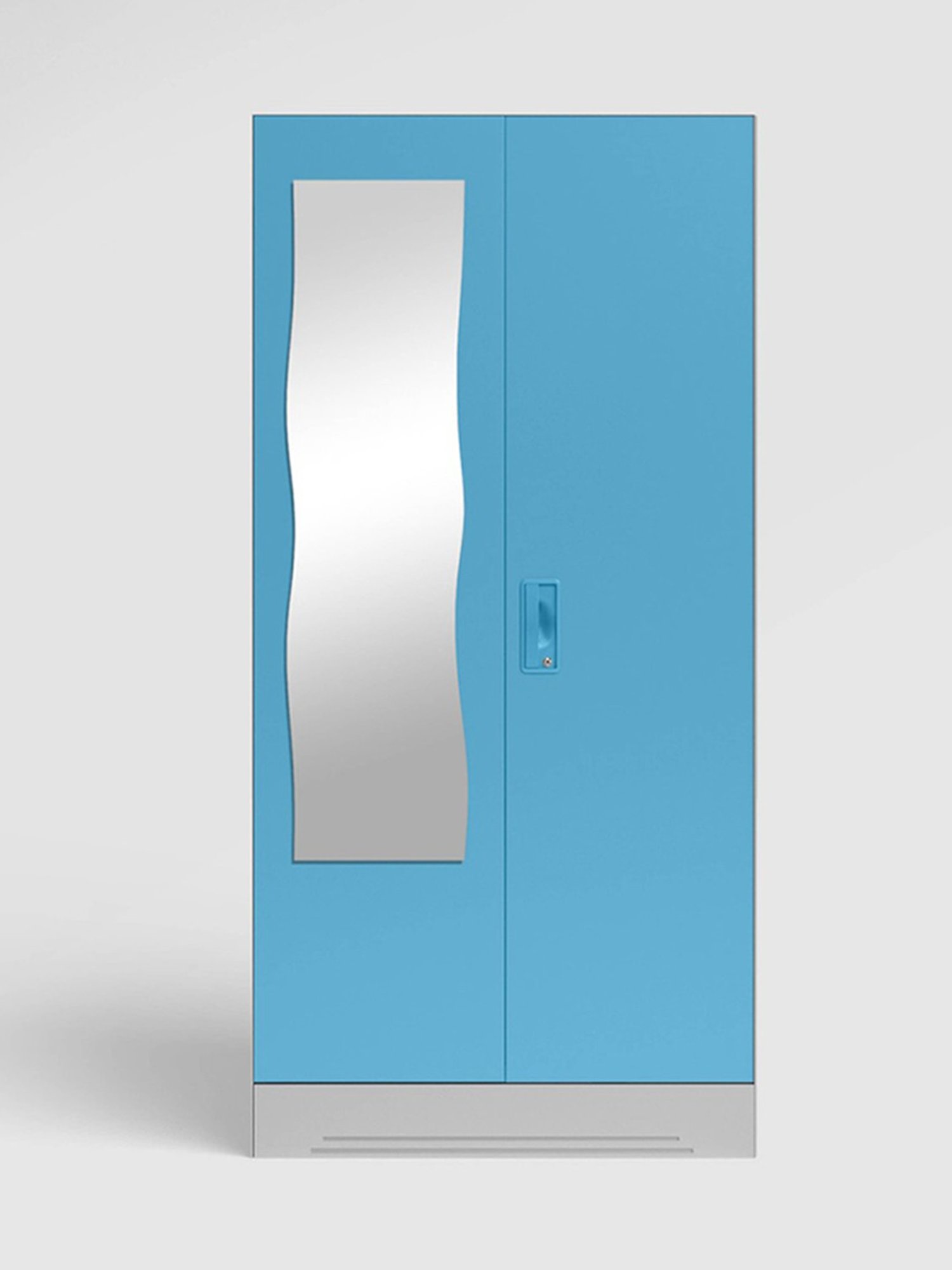 Godrej Interio Ewa Brown Engineered Wood 4 Door Wardrobe