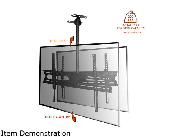 Megamounts CMC246 37" - 70" Double Sided Ceiling Mount