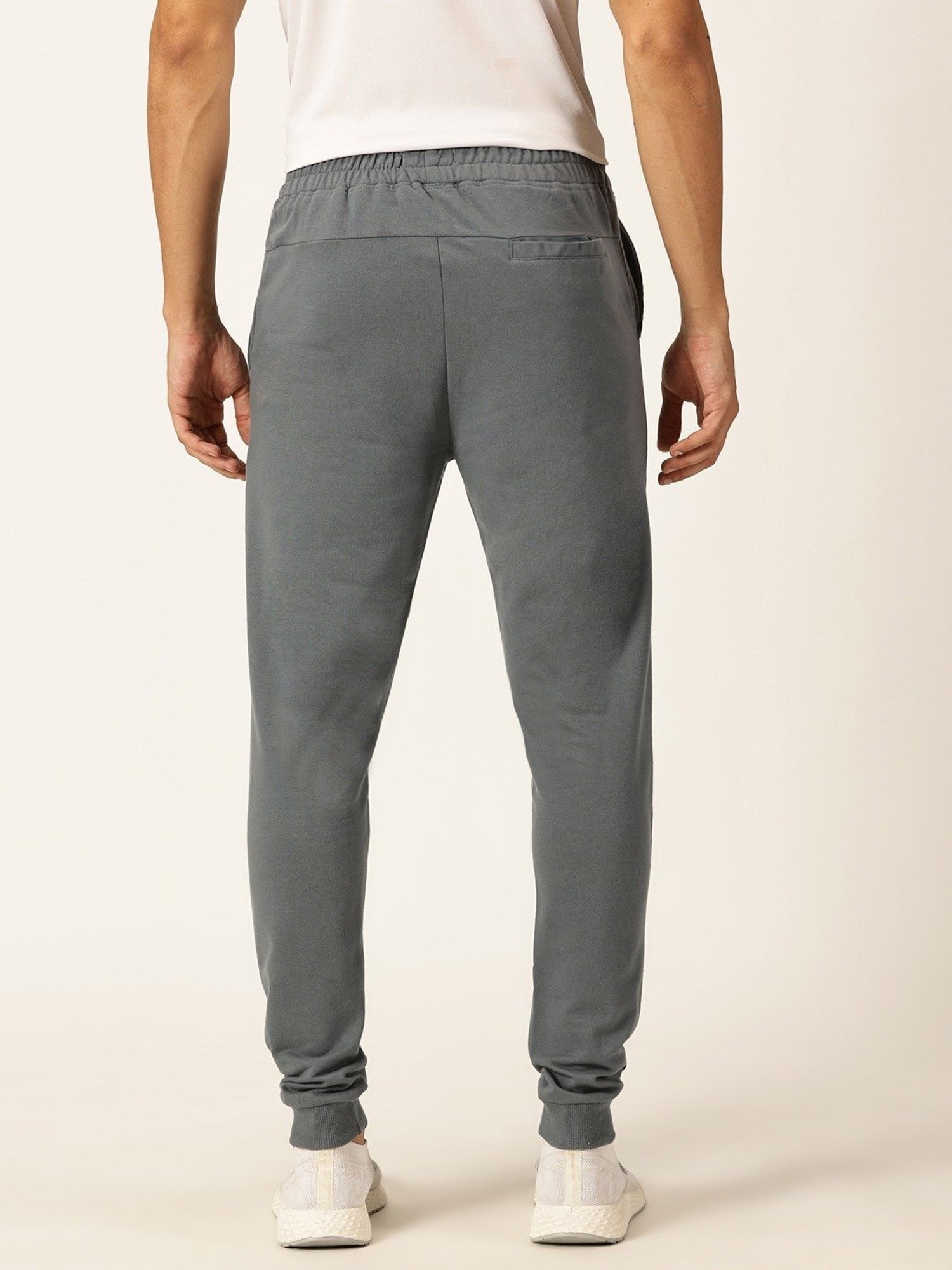 Thomas Scott Grey Straight Fit Texture Joggers
