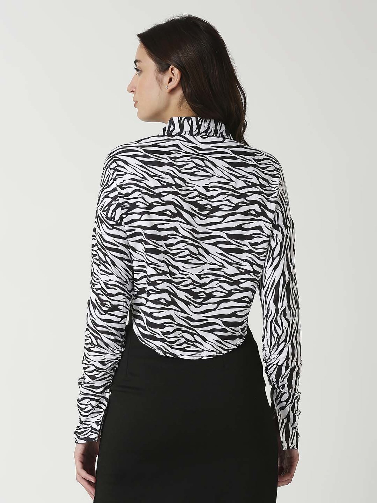 Remanika White Printed Shirt