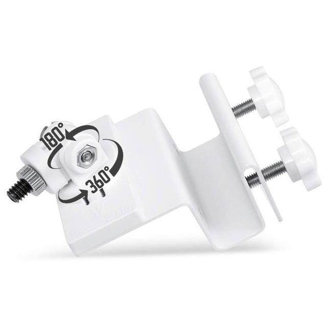 Wasserstein Weatherproof Gutter Mount for Arlo Pro, Arlo Pro 2 & Arlo HD, White