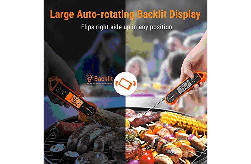 ThermoPro TP19H Digital Instant Read Meat Thermometer for Grilling BBQ Waterproof