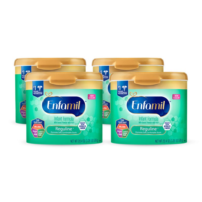 Enfamil Reguline Infant Formula Powder - 19.5oz/4pk Each