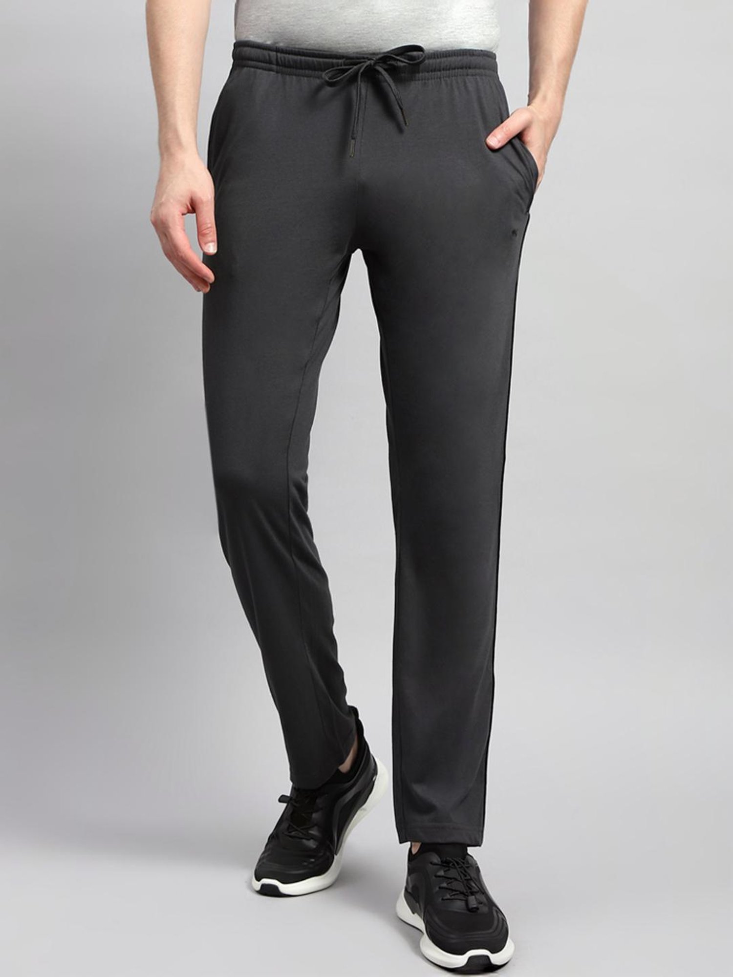 Parx Black Jogger Fit Joggers