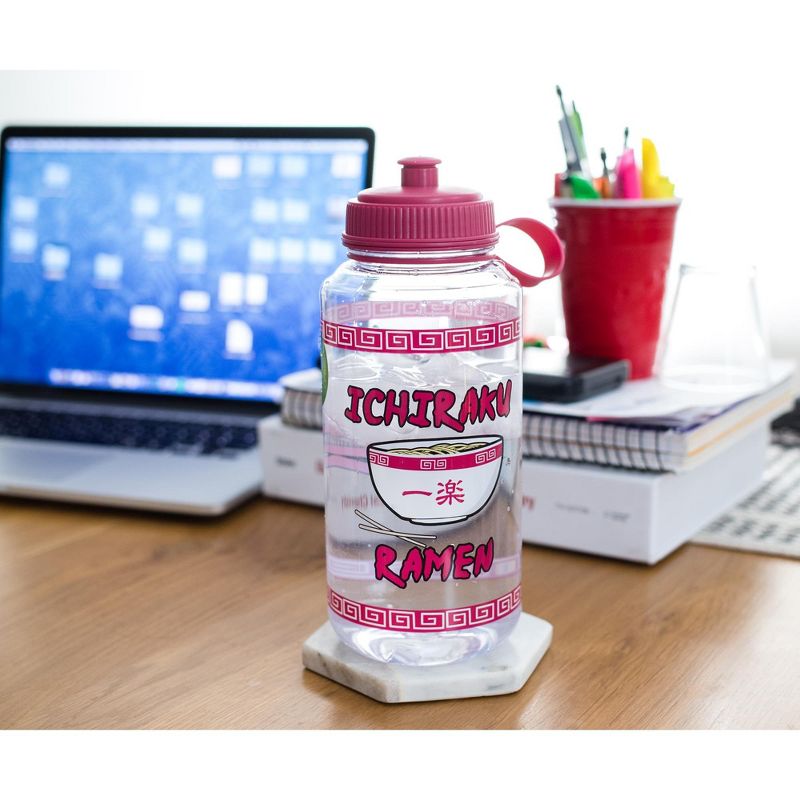 Just Funky Naurto Shippuden Ichiraku Ramen Plastic Water Bottle | Holds 32 Ounces