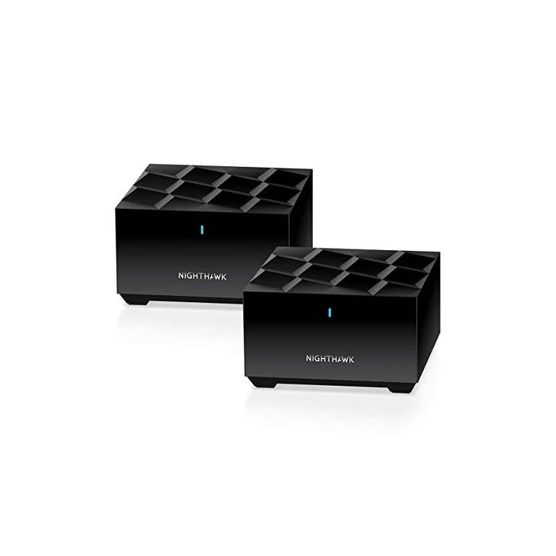 Nighthawk Whole Home Mesh WiFi 6 System (MK62) - AX1800 router with 1 satellite extender, coverage up to 3,000 sq. ft. and 25+ devices
