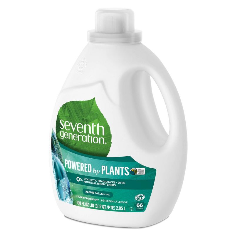 Seventh Generation Natural Liquid Laundry Detergent - Alpine Falls - 100 fl oz
