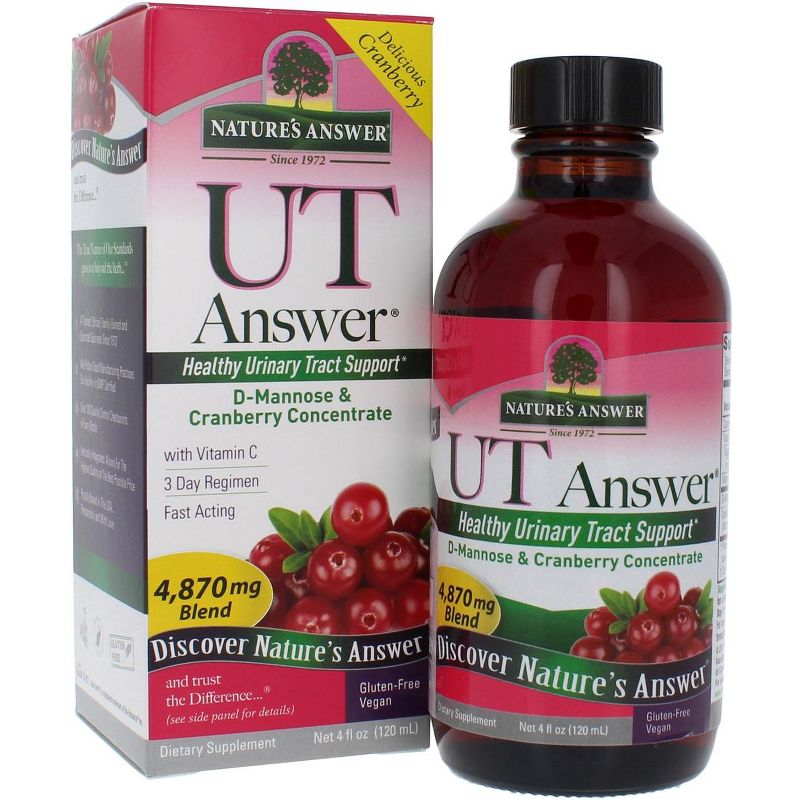 Nature's Answer UT Answer Cranberry Flavor Liquid-4 oz