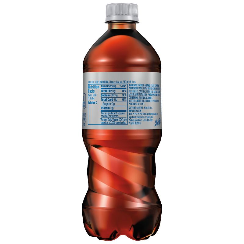Diet Pepsi Cola Soda- 20 fl oz Bottle