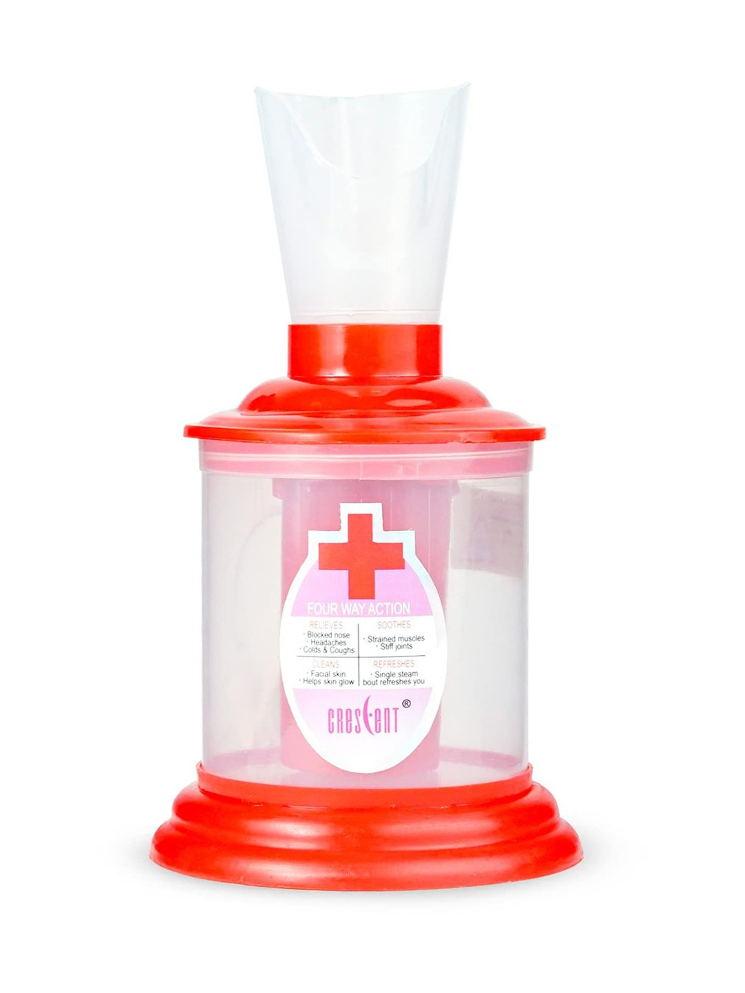 Crescent 3 in 1 Facial Steamer for face, Steamer Vaporizer for Cold & Cough, Facial Sauna (Blue)