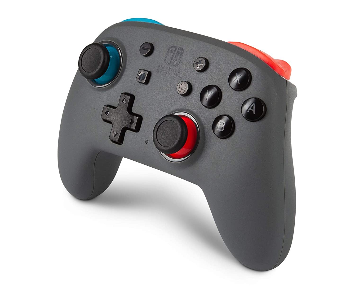 Wireless Controller for Nintendo Switch - Grey-Neon, Works with Nintendo Switch Lite, Bluetooth Controller, Gamepad, Compact, Smaller, Rechargeable, Portable - Nintendo Switch