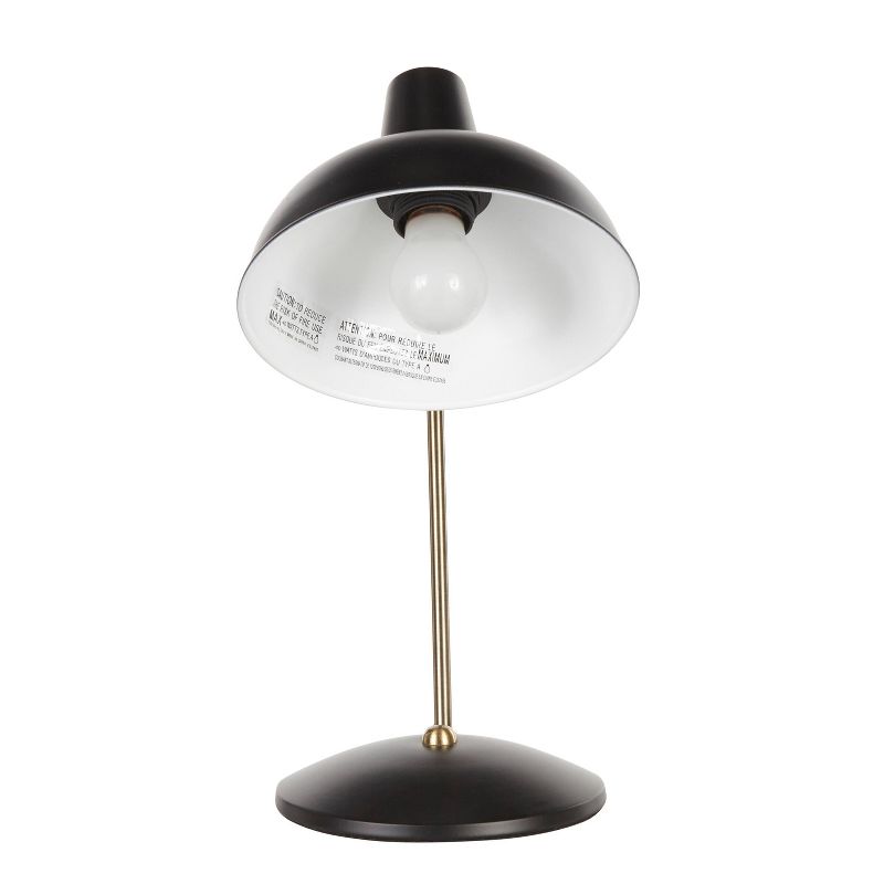 Metal Darby Contemporary Table Lamp (Includes LED Light Bulb) Gold - LumiSource