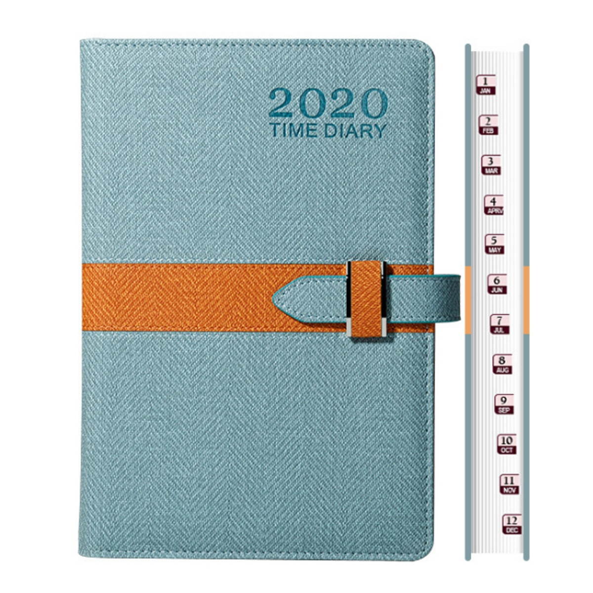 2020 schedule this schedule small fresh literary exquisite creative notebook calendar calendar timeline Green