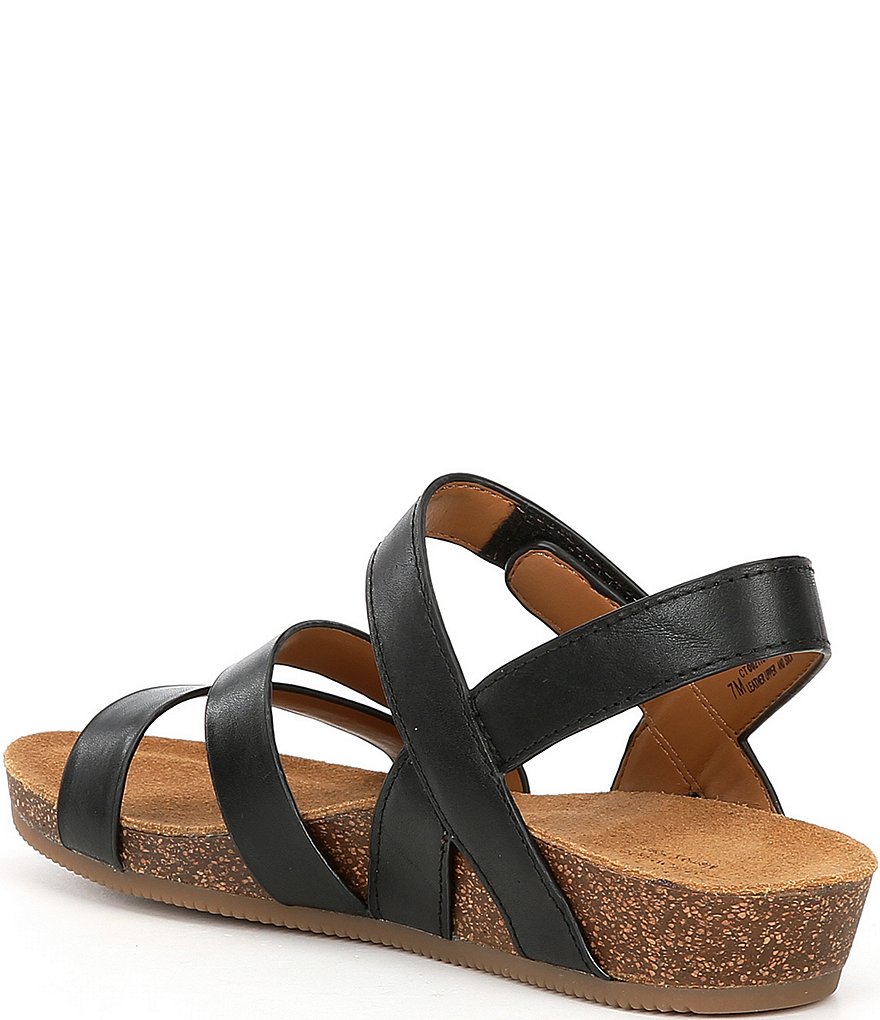 Comfortiva Gardena Leather Footbed Sandals