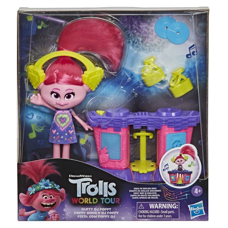 DreamWorks Trolls World Tour Party DJ Poppy Fashion Doll