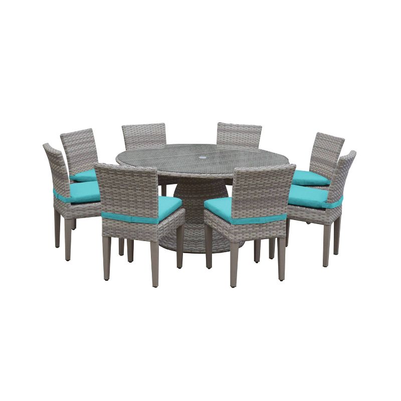 Fairmont 9pc Patio Dining Set - Aruba - TK Classics