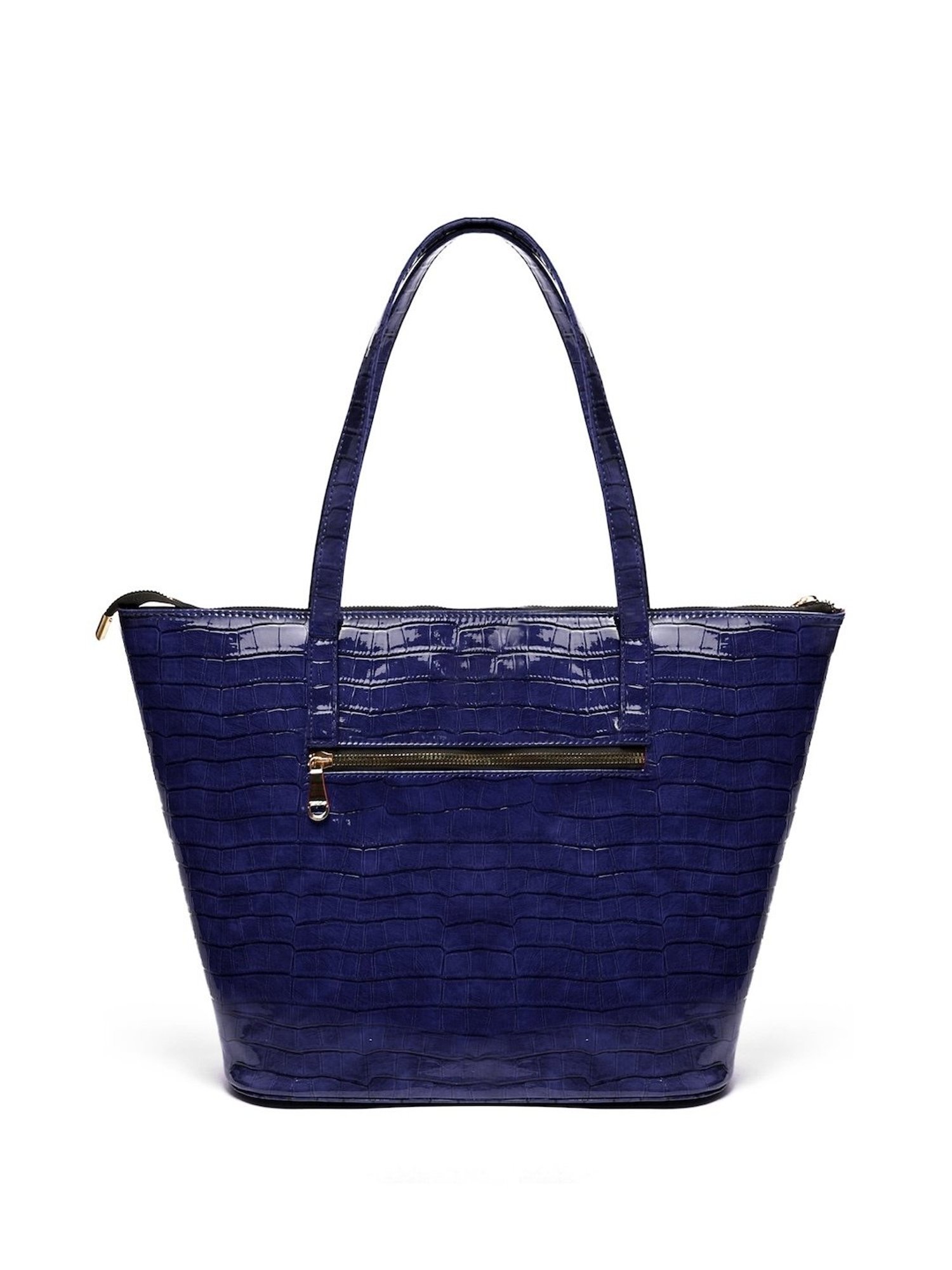Modern Myth Epic Blue Textured Large Tote Bag
