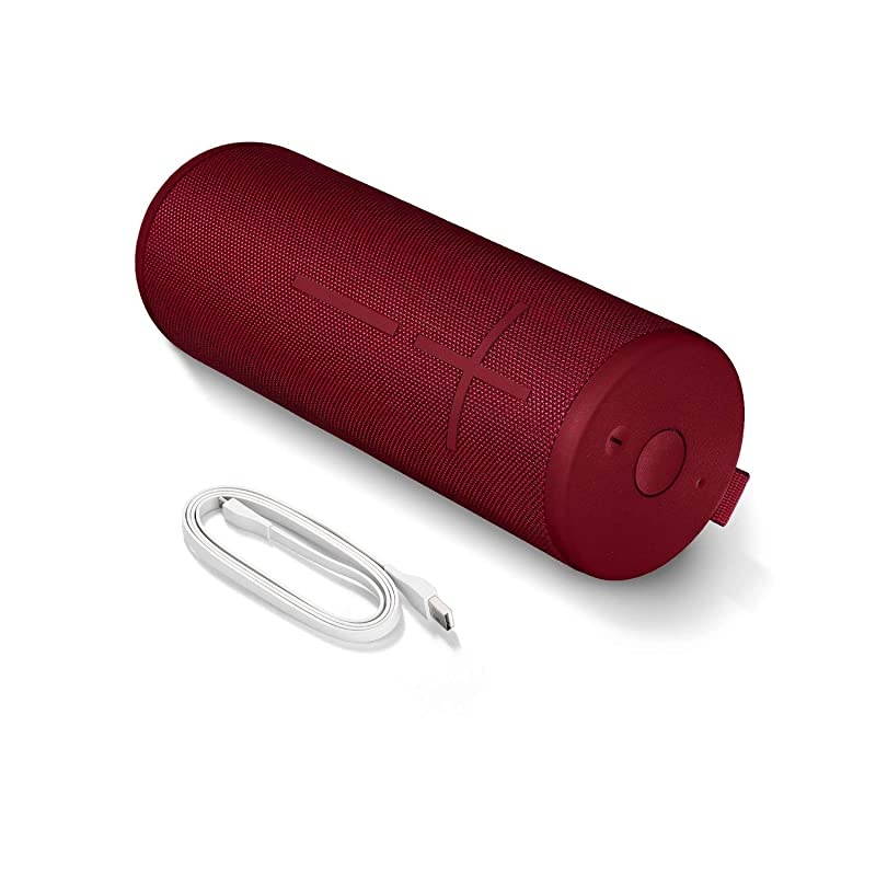 Ears Boom 3 Portable Waterproof Bluetooth Speaker Sunset Red Renewed