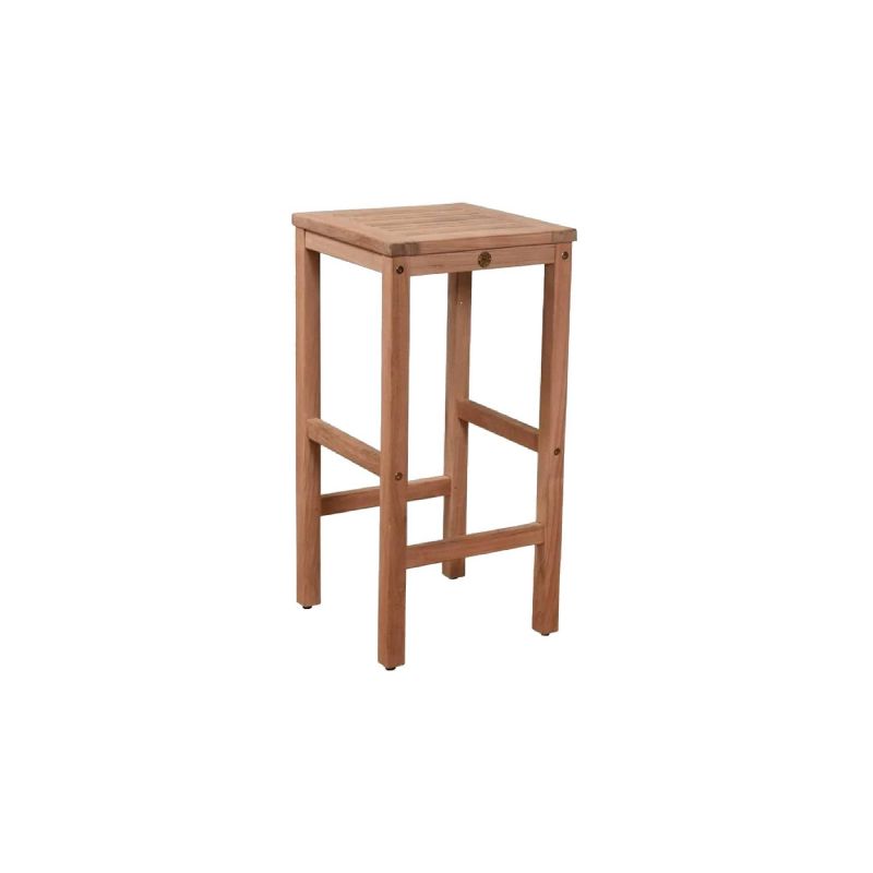 Coventry Patio Teak Wood Bar Stool - International Home Miami