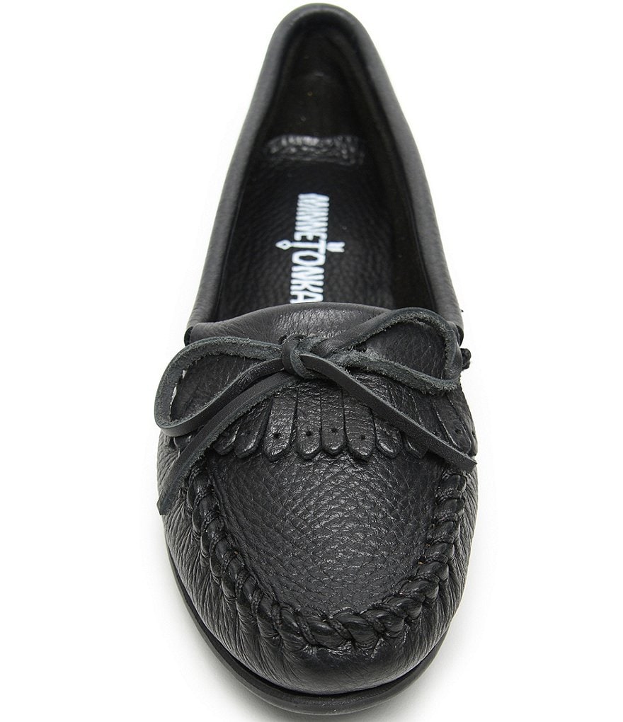 Minnetonka Deerskin Kilty Moccasins