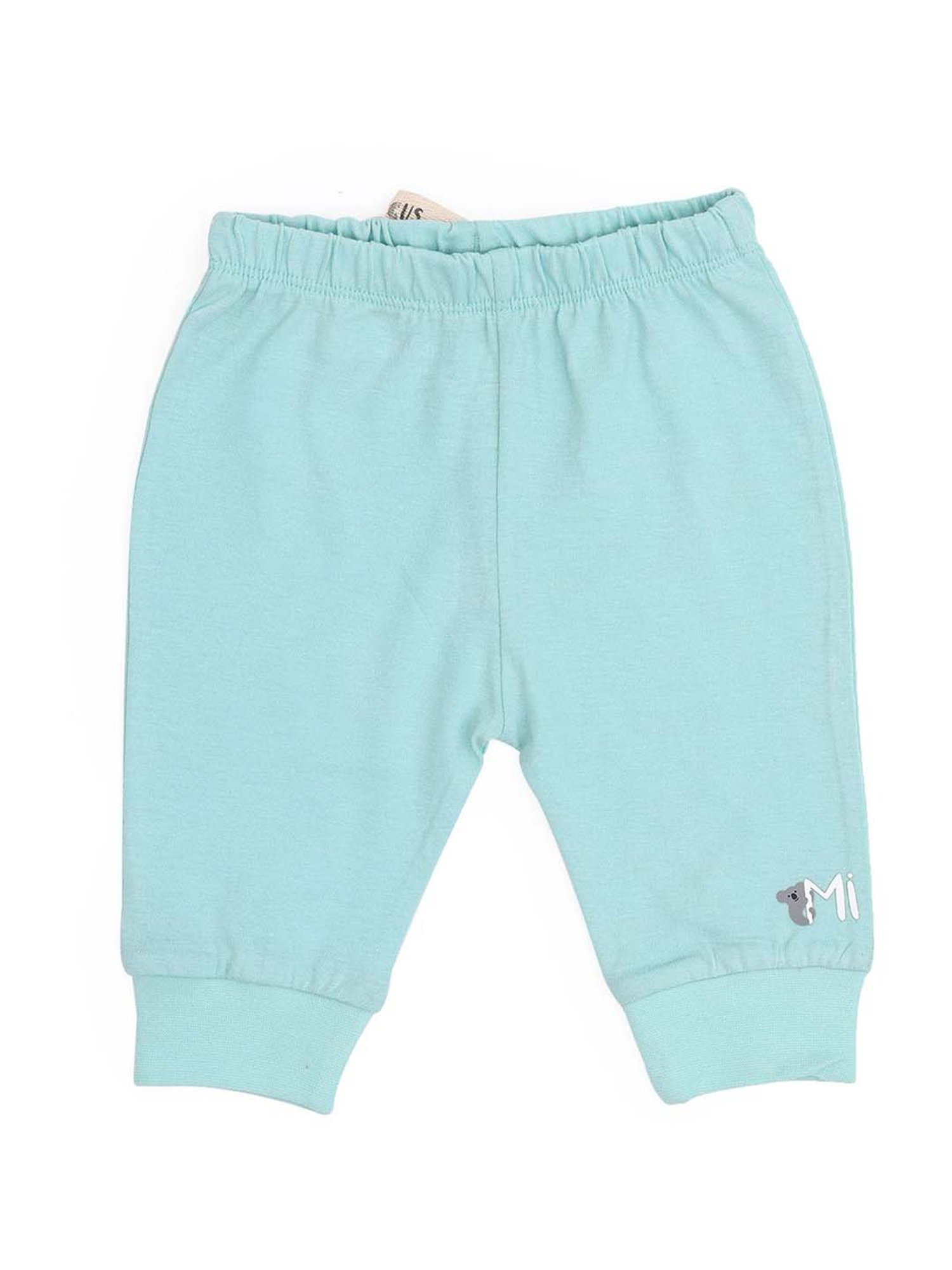 Ed-a-Mamma Baby Multicolor Solid Joggers (Pack Of 3)