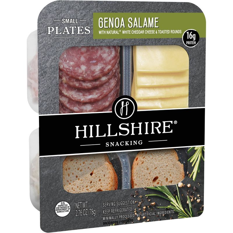 Hillshire Genoa Salame Small Plates - 2.76oz