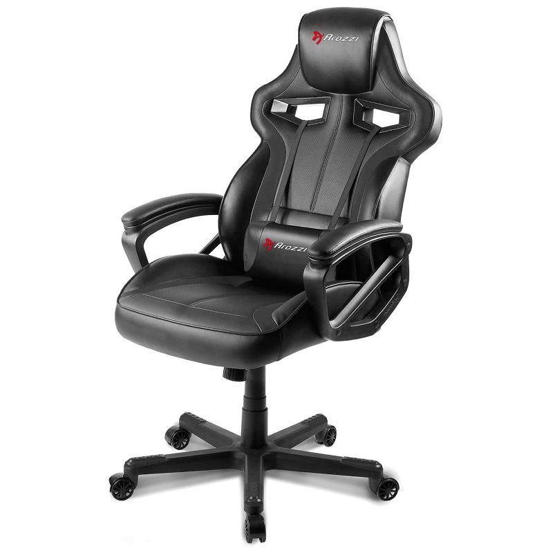 Arozzi Milano Enhanced Gaming Chair, Black (MILANO-BK)
