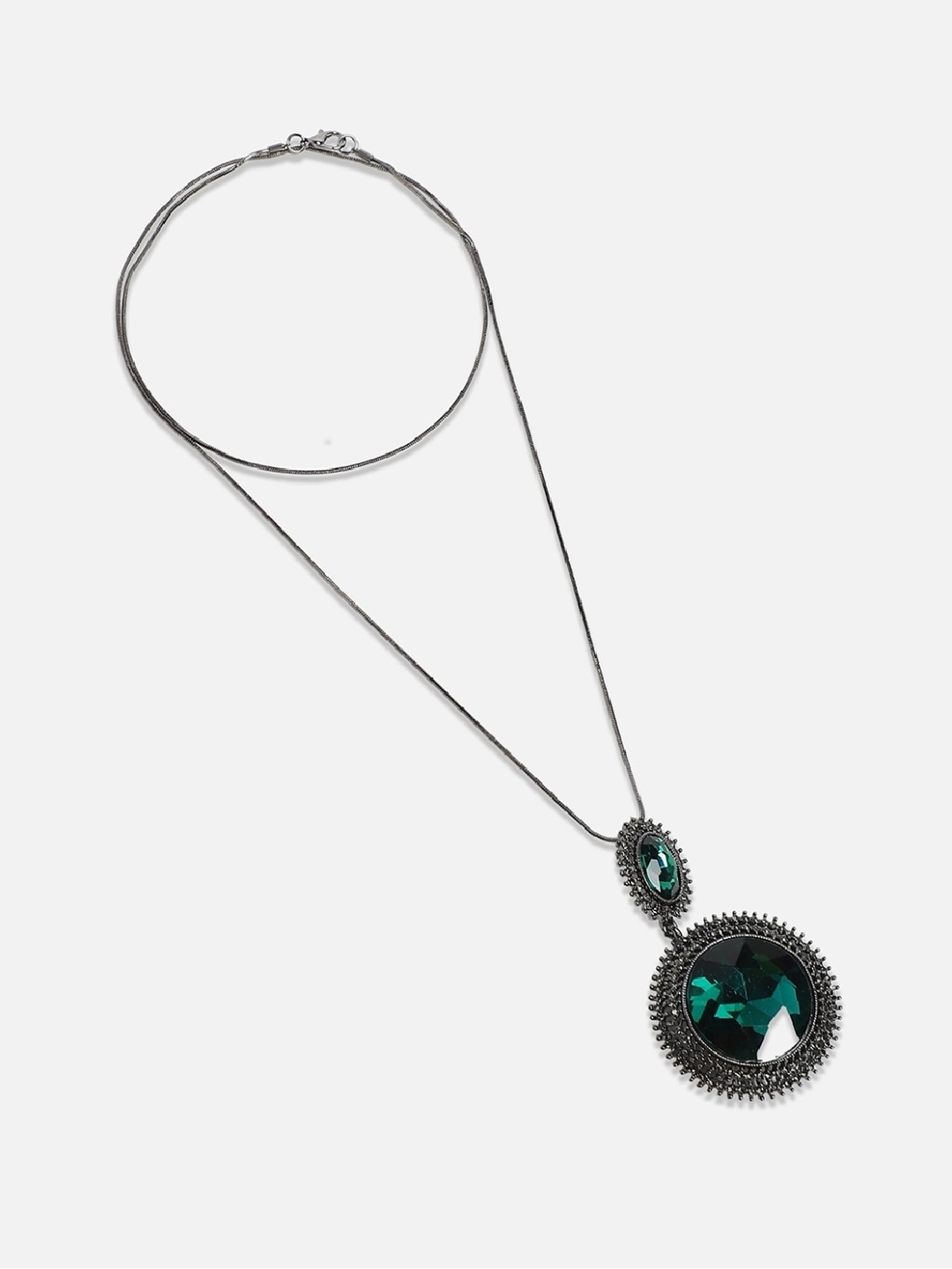 Sohi women's aurora adornments pendant emerald green