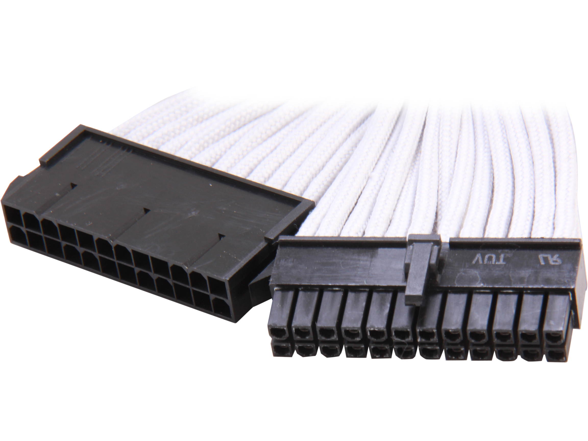 Silverstone PP07-MBBR Motherboard 24pin Connector Sleeved Extension Power Supply Cable