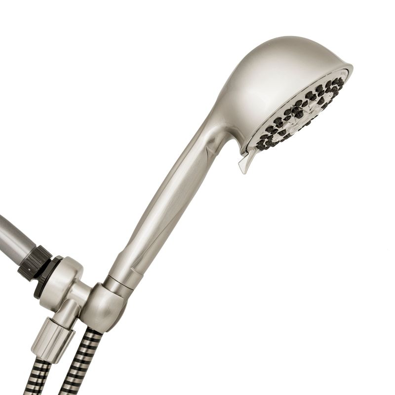 7 Mode Power Pulse Hand Held Single Shower Head Brushed Nickel - Waterpik