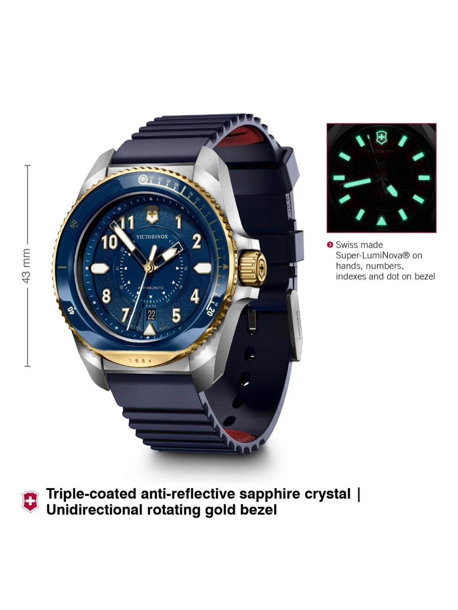 VICTORINOX V242013 Journey 1884 Analog Watch for Men