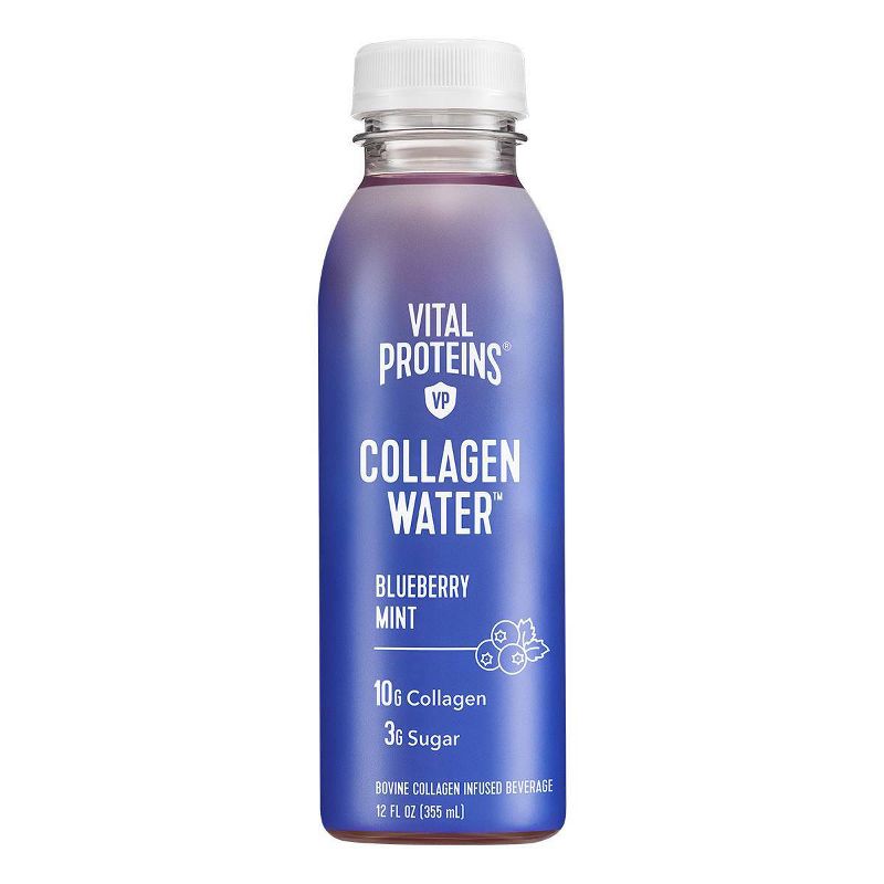 Vital Proteins Blueberry Mint Collagen Water - 12 fl oz Bottle