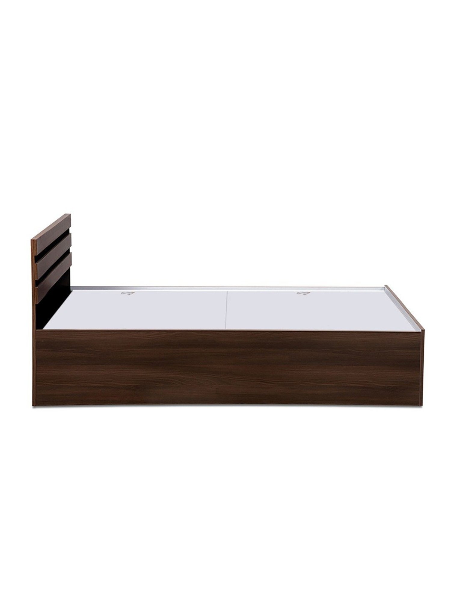 Delite Kom Cocoa Acacia Dark Engineered Wood Single Box Bed
