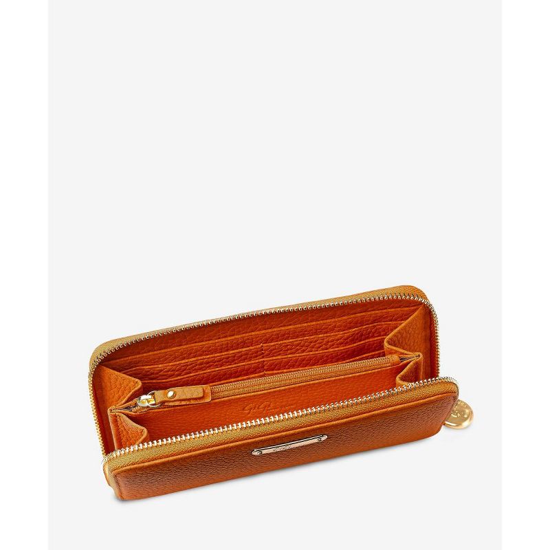 Bolo Randall Snap Closure Wristlet Crossbody Bag - Brown