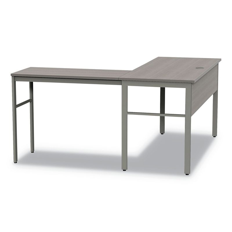 Linea Italia(R) Urban Desk Workstation, 59w x 59d x 29 1/2h, Ash UR602ASH