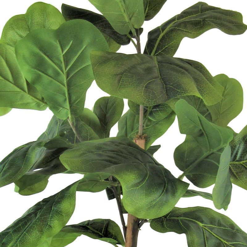 30" x 16" Artificial Fig in Basket with Handles - LCG Florals