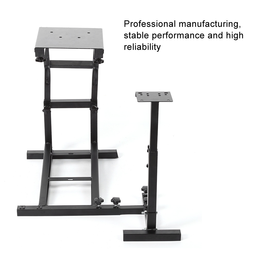 Steel Racing Game Simulator Steering Wheel Stand Accessory Black for Logitech G25 G27 G29 G920