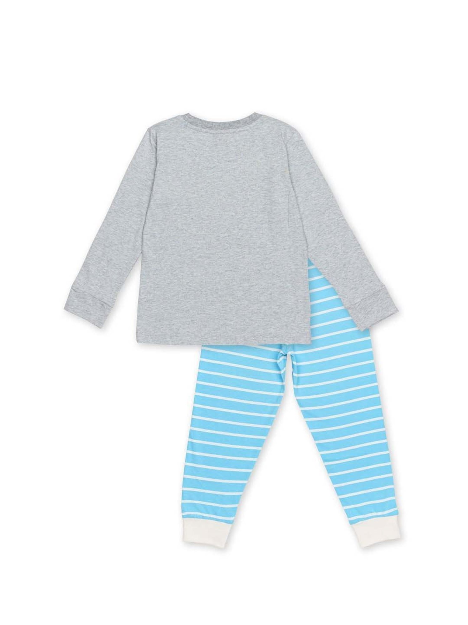 Nite Flite Boys Navy & Grey Born to Play Cricket Pyjama Set