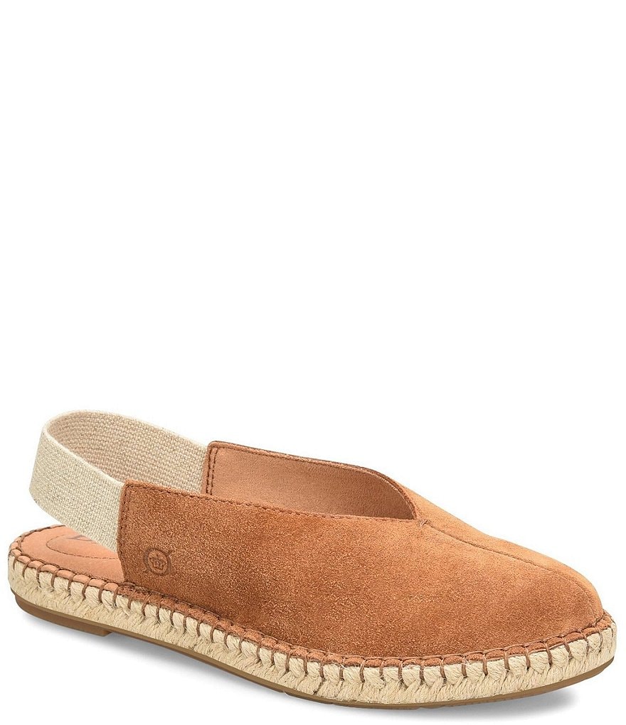Born Shilo Suede Slingback Espadrilles