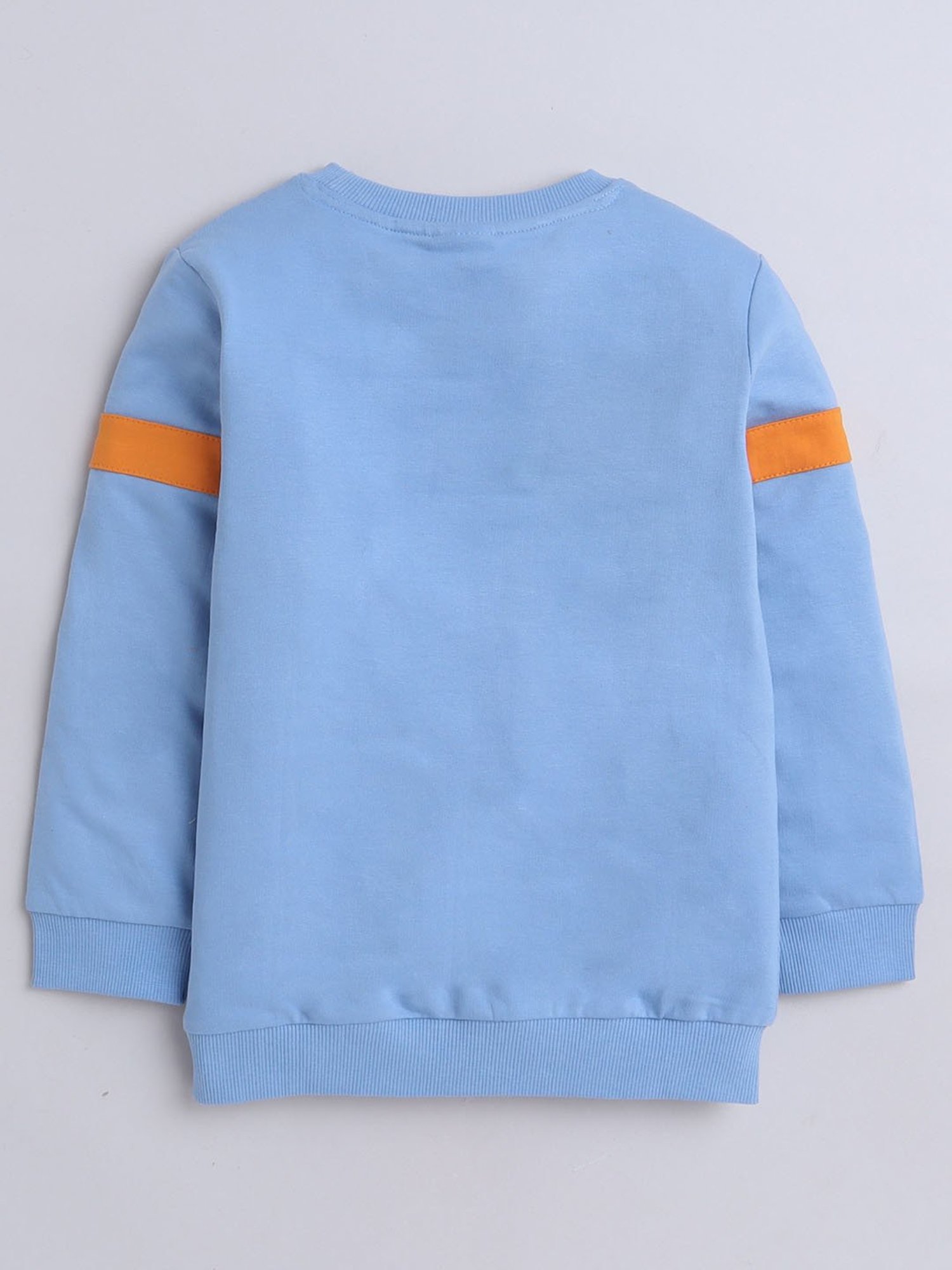 BUMZEE Blue Boys Full Sleeves Cotton Sweatshirt Age - 3-4 Years