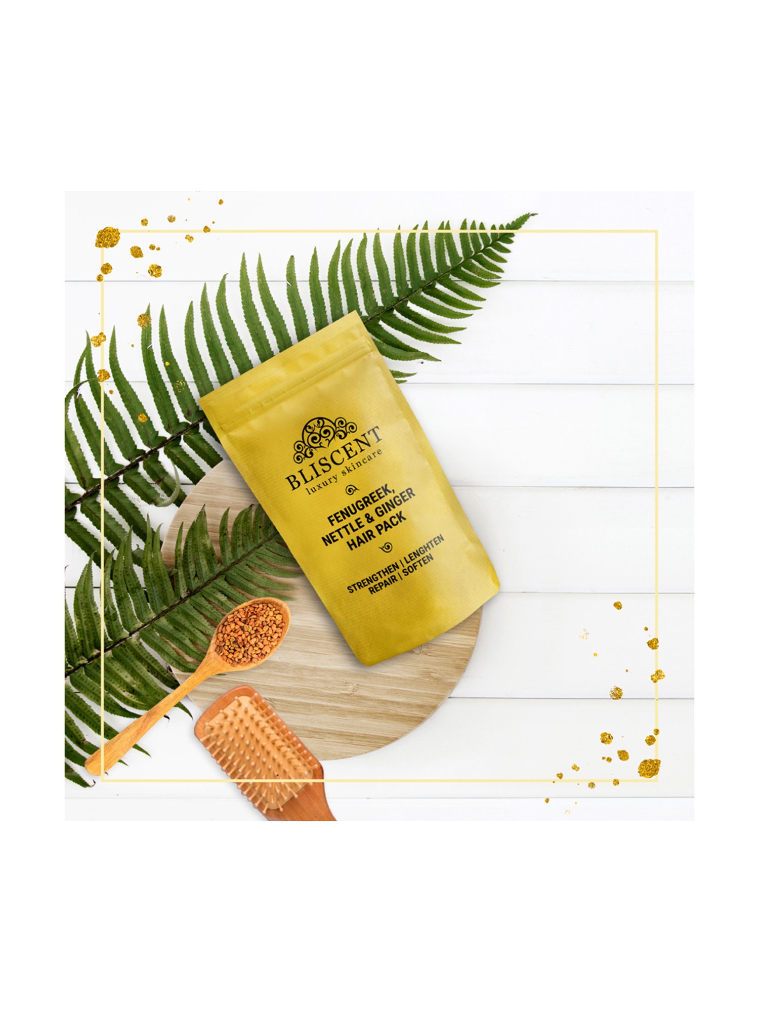 Richfeel Brahmi Intensive Repair Hair Pack - Pack of 4