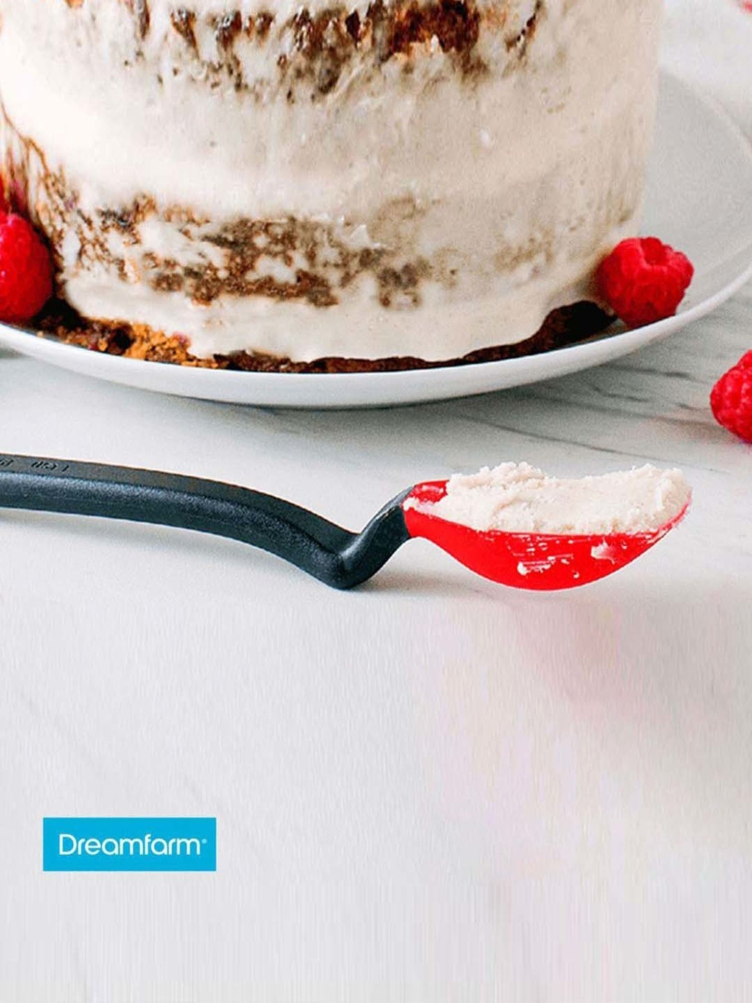 Dreamfarm Red Medium Sit Up Scraping Supoon