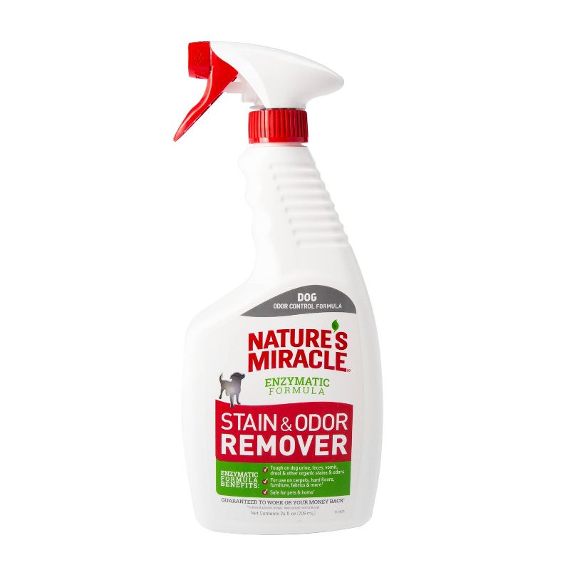 Nature's Miracle Spray Pet Stain and Odor Remover Enzymatic Formula 24 Oz