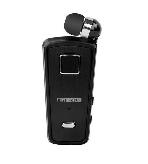 FineBlue F980 Wireless Bluetooth Original Earphone Handsfree portability scalable Earbud with Microphone Earphone (Black)