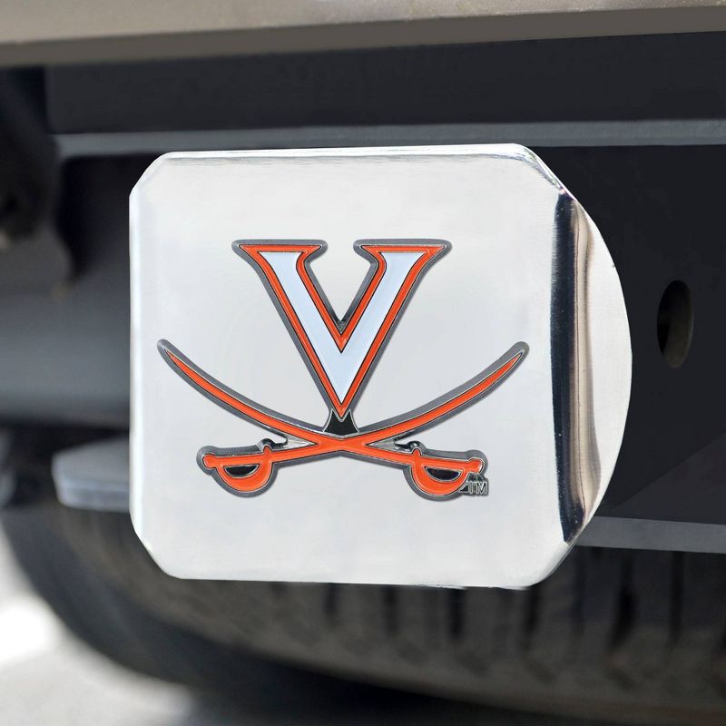 NCAA University of Virginia Cavaliers Metal Emblem Hitch Cover