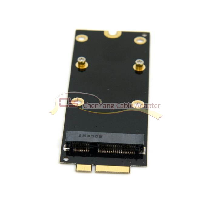 CY mSATA SSD to Pro Retina i Mac A1398 MC975 MC976 17+7pin SSD Convertor Card Adapter