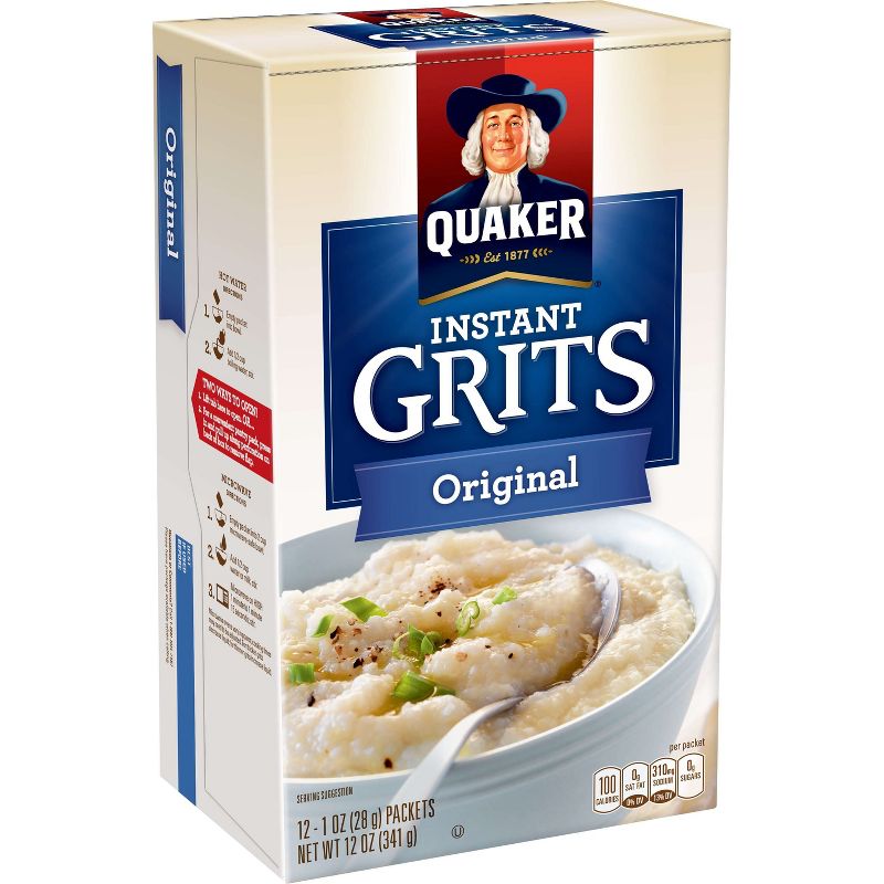 Quaker Instant Grits Original Packets - 12ct