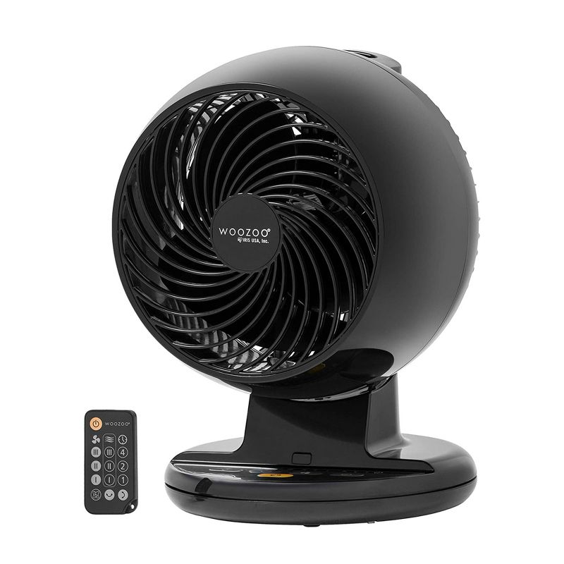 Air King 18" 1/6 HP 3-Speed Adjustable Height Floor Fan with Roll-About Stand
