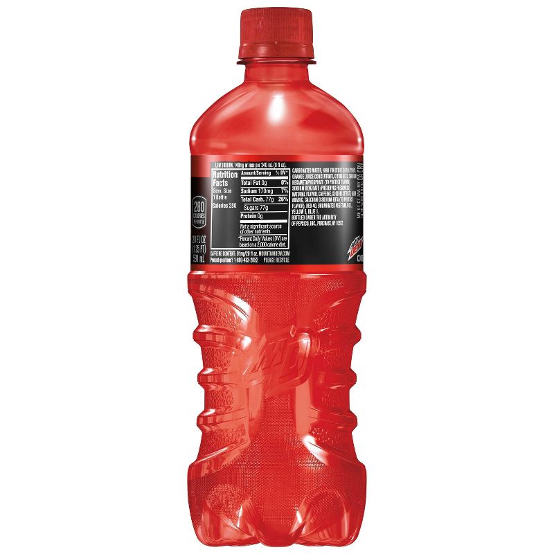 Mountain Dew Code Red Soda - 20 fl oz Bottle