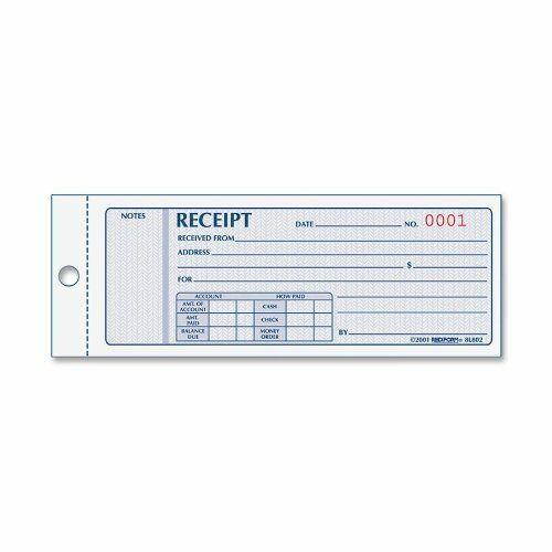 Rediform Monthly Carbonless Receipt Manifold Book - 150 Sheet[s] - 3 (8l802)